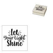 光を輝かせなさい ラバースタンプ (押印)