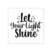 光を輝かせなさい ラバースタンプ (インプリント)