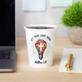光を輝かせなさい 紙コップ