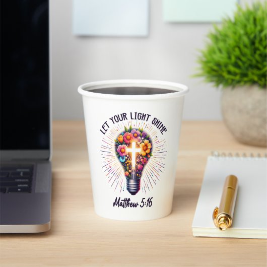 光を輝かせなさい 紙コップ (インサイチュ)