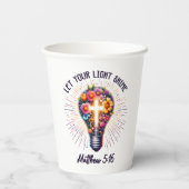光を輝かせなさい 紙コップ (裏面)