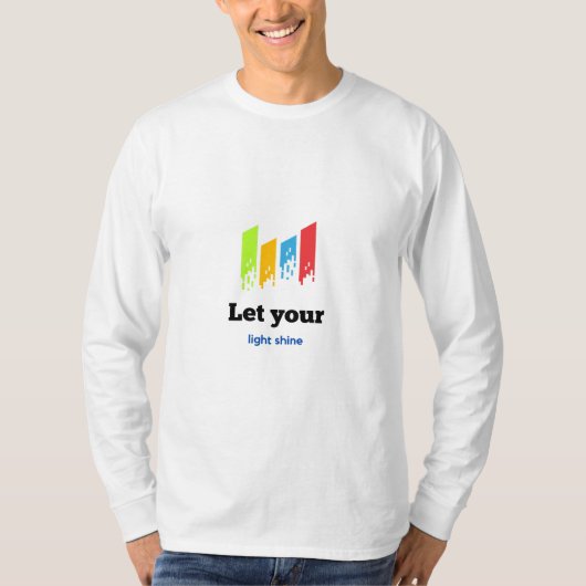 光を輝かせなさい Tシャツ (正面)