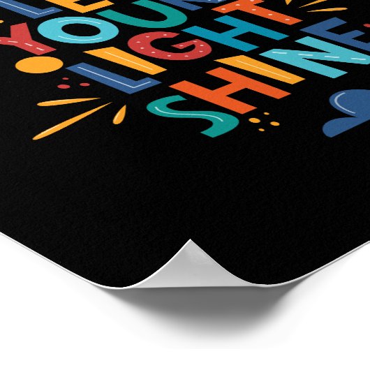 光を輝かせよう ポスター (角)