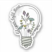 光を輝かせるビニールカスタムカットのシール シール (正面)