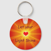 「光を輝かせろ」キーチェーン キーホルダー (正面)
