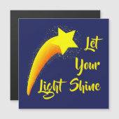 「光を輝かせろ」射撃、 発砲スター磁気カード (正面/裏面)