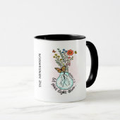 "光を輝かせ"デザインシンプルはB節M マグカップ (正面右)