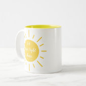 光を輝かせ – Matthew 5:16 Mug ツートーンマグカップ (正面左)