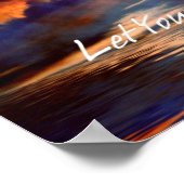 光を通して照らす ポスター (角)