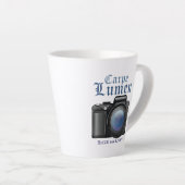 光を遮る カフェラテマグ (右アングル)