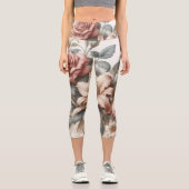 光アンティークフローラの完成度 カプリレギンス (正面)