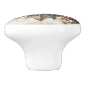 光アンティークフローラの完成度 セラミックノブ (側面)