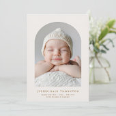 光アーシンプルチカスタム2枚フォトベビー誕生 案内状 (スタンド正面)