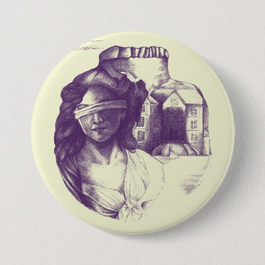 光イリュージョンのピンバッジ 缶バッジ (正面)