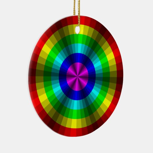光イリュージョンレインボーオーナメント セラミックオーナメント (右)