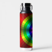 光イリュージョン虹 ウォーターボトル (正面)