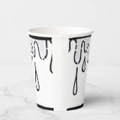 光イリュージョン2D漫画誕生日パーティー 紙コップ (右)