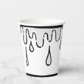 光イリュージョン2D漫画誕生日パーティー 紙コップ (正面)