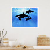 光エコープリント ポスター (キッチン)