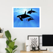 光エコープリント ポスター (ホームオフィス)