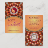 光エネルギーニューエイジホリスティック名刺 名刺 (正面/裏面)