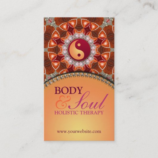 光エネルギーニューエイジホリスティック名刺 名刺 (正面)