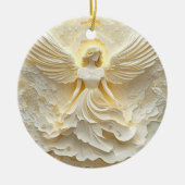 光エレガントの天使 セラミックオーナメント (正面)