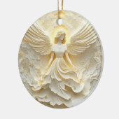 光エレガントの天使 セラミックオーナメント (左)