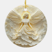 光エレガントの天使 セラミックオーナメント (裏面)