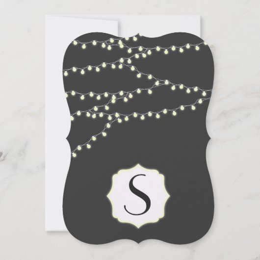 光エレガントの束 招待状 (裏面)