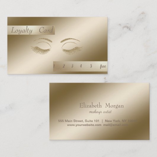 光エレガントスタイリッシュ輝の点滅ロイヤリティカード ロイヤリティカード (正面/裏面)