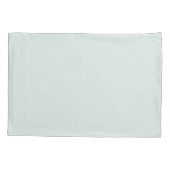 光エレガントティール（緑がかった色）緑無地の色 枕カバー (裏面-左)