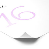 光エレガントミニマル紫カスタムの表番号 フォトプリント            (角)