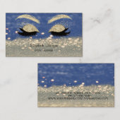 光エレガントモダン輝く《写真》ぼけ味、ラフェイクッシュ 名刺 (正面/裏面)