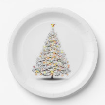 光エレガント付きクリスマスきらめく木