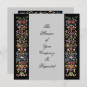 光エレガント光アートカスタム招待状 招待状 (正面/裏面)