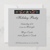 光エレガント光アートカスタム招待状 招待状 (裏面)