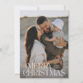 光エレガント海モダンミニマル青の植物体 シーズンカード (正面)