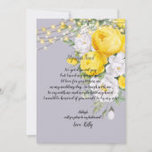 光エレガント素朴は私の花嫁になる 招待状 (正面)