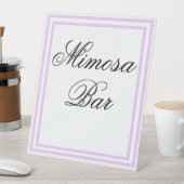 光エレガント紫ミモミニマルサバー 台座サイン (インサイチュ)