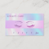 光エレガント輝の点滅、ホログラフィストライプのック ロイヤリティカード (正面)
