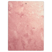 光エレガント輝赤面バラアニマルプリントモノグラム クリップボード (裏面)