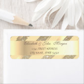 光エレガント輝、ホイルブラシストローク住所 シール (インサイチュ)