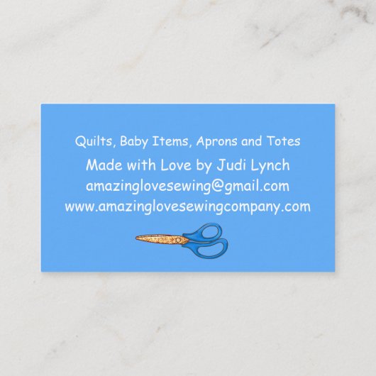 光カスタマイズ青裁縫機2 名刺 (裏面)