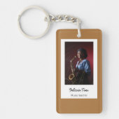 光カスタムミュージシャン茶色 キーホルダー (正面)