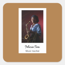 光カスタムミュージシャン茶色 スクエアシール