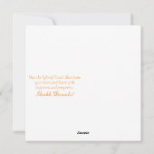 光カスタム家族の写真のフェスティバルハッピーディワリ シーズンカード (裏面)