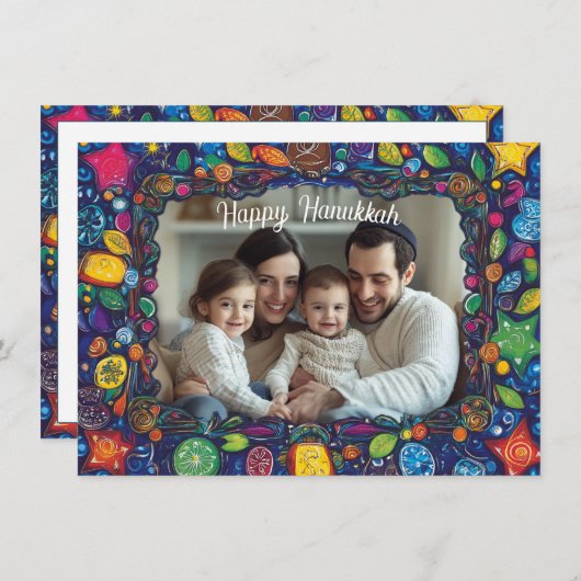 光カスタム文字フェスティバルの鮮やか シーズンカード (正面/裏面)