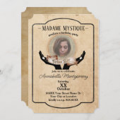 光カスタム結晶ボール心理パーティー 招待状 (正面/裏面)