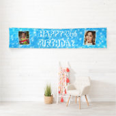 光カスタム誕生日プールパーティービーチパーティー水 横断幕 (インサイチュ)